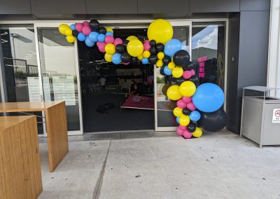 Custom organic half arch for Bounce