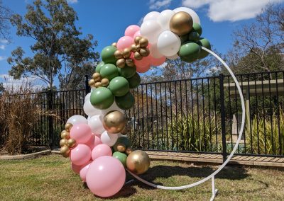 baby shower organic half arch ipswich