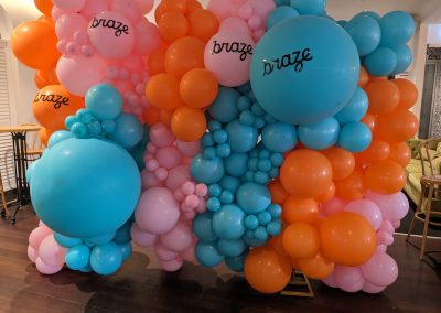 Organic balloon wall brisbane, ipswich