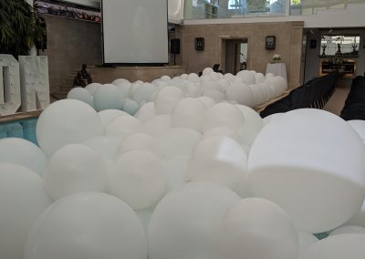 balloons in a pool brisbane
